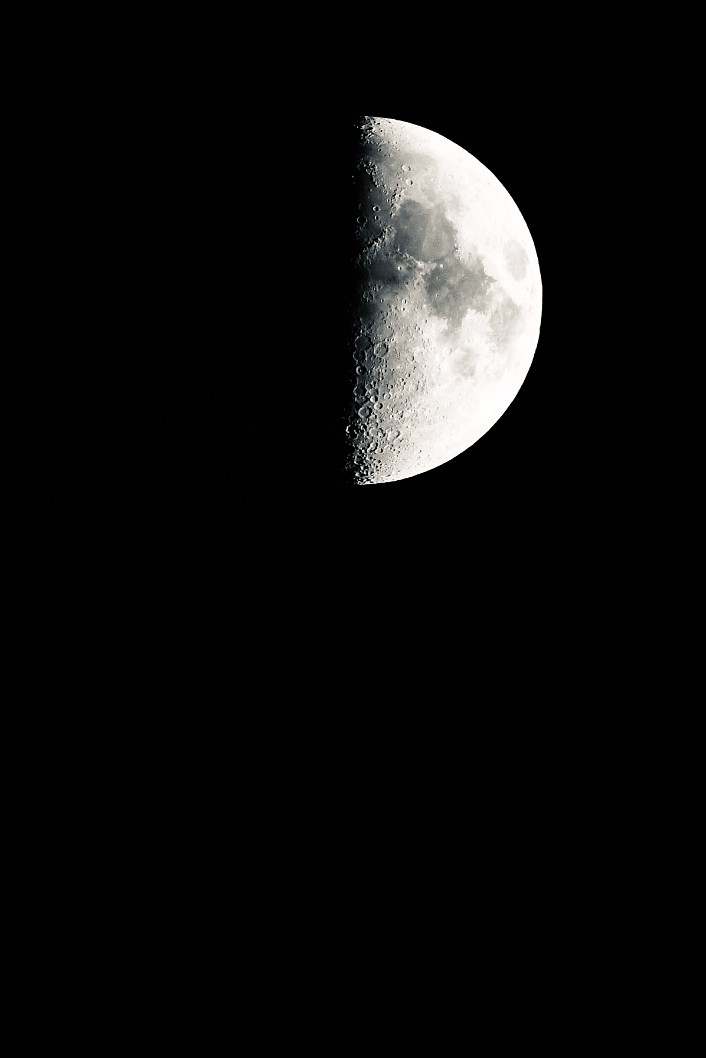 Half-Moon in the Evening (Edited by Aiesha)