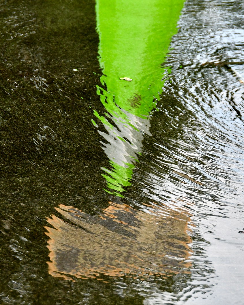 Rippling Cone and Sign