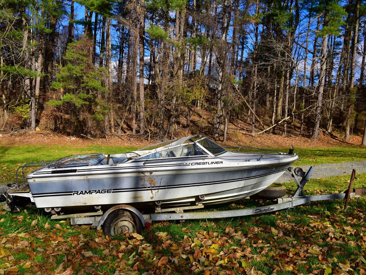 Vehicles and Items Outside of the Shed