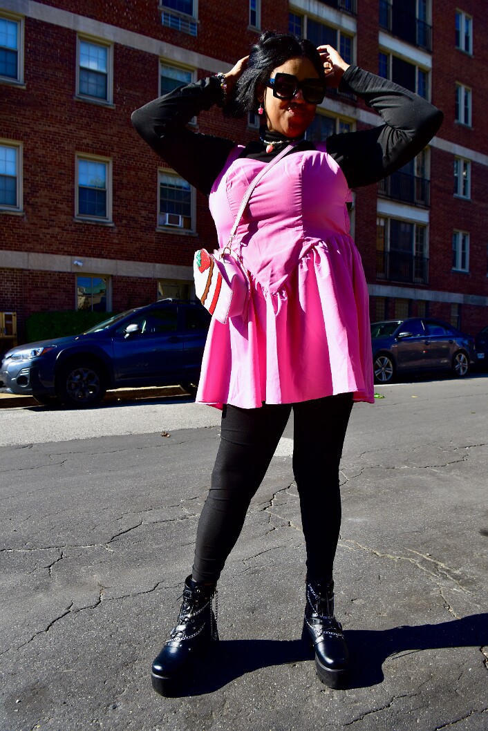 A Vision in Pink and Black 1