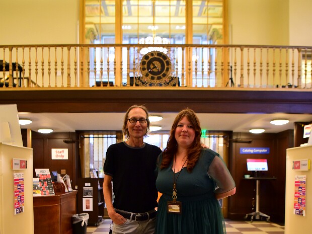 Ariel at the Enoch Pratt