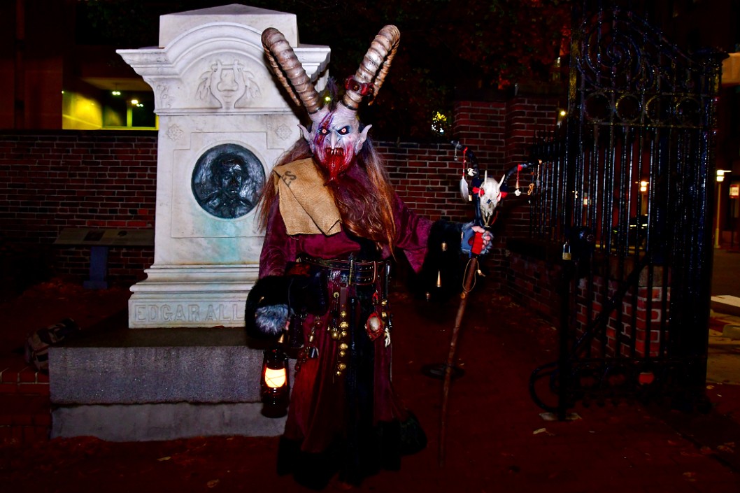 Krampus Near The Clemms and New Poe Memorial 2