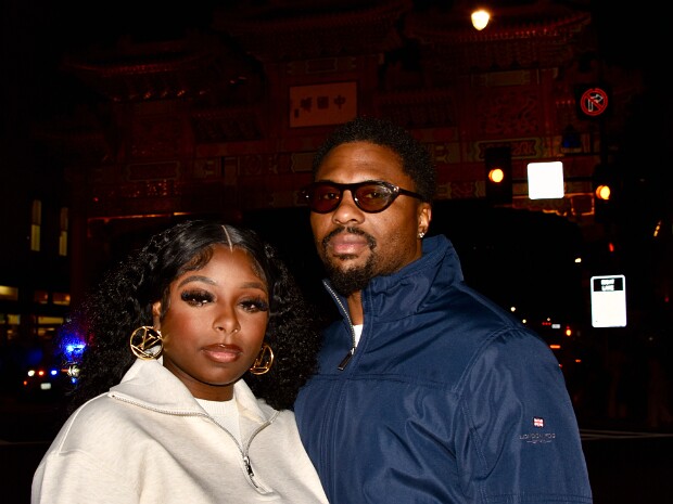 Couple in Chinatown in DC