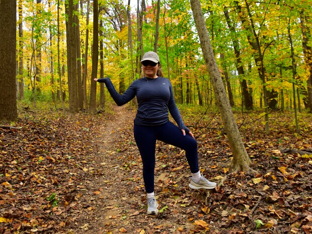 Erica on the Morning Choice Trail