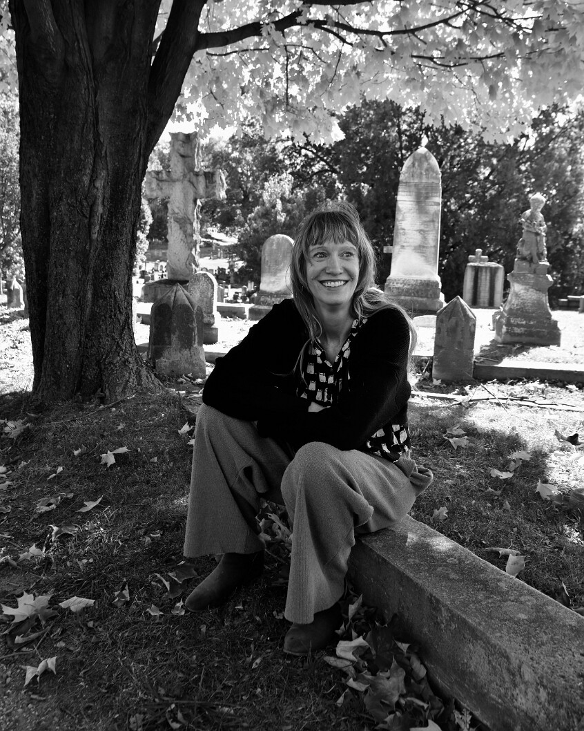 Sat Under the Maple Tree 3 (Black and White)