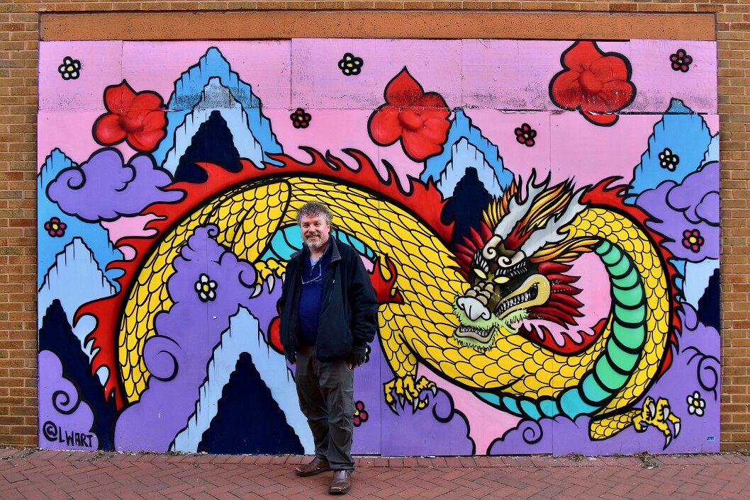 Smiling Near The Year of the Dragon by Luther Wright