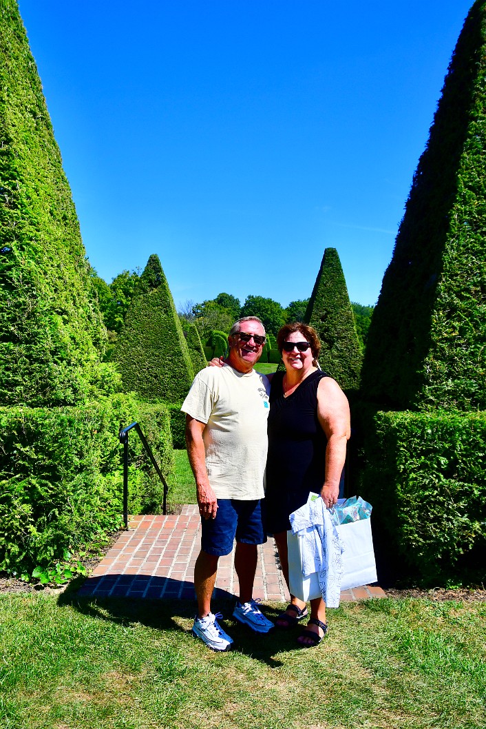 Tim and Cathy Enjoying Ladew Gardens 1
