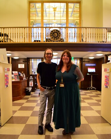 Ariel at the Enoch Pratt