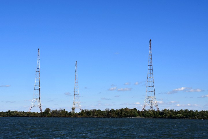 Three Radio Towers