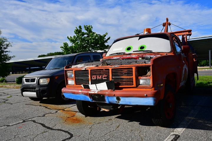 Tow Mater Found on Campus