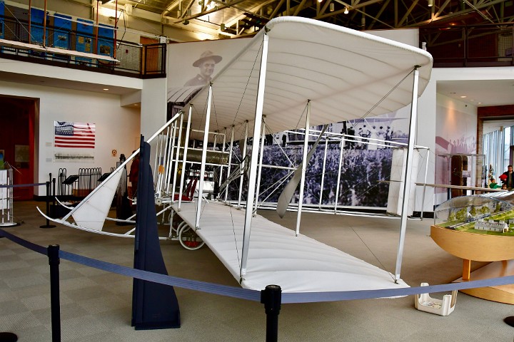 The Wright B Plane in White