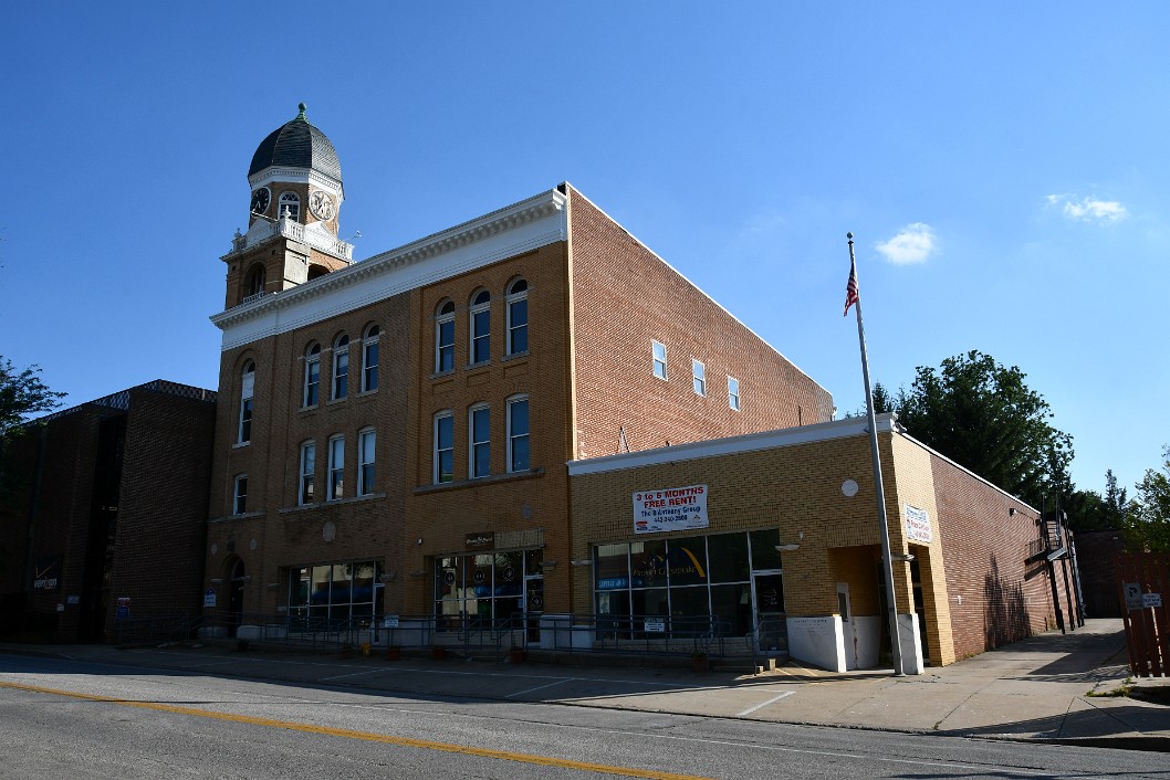 A Clocktower Above The Old Firehouse