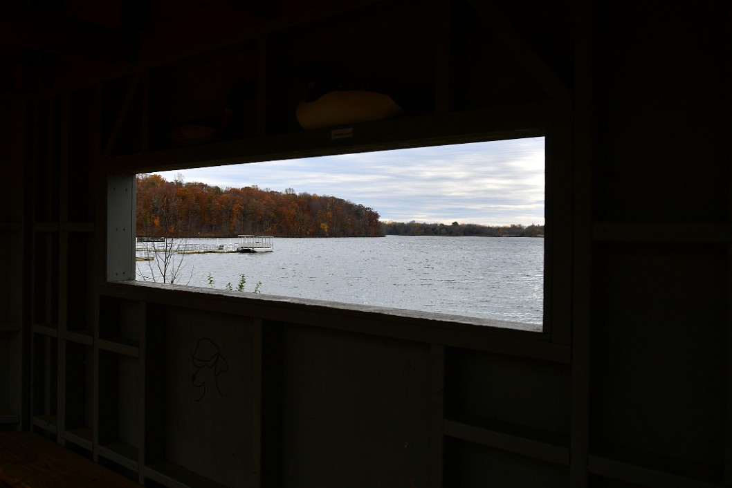 View to Little Seneca Lake From a Bird Blind