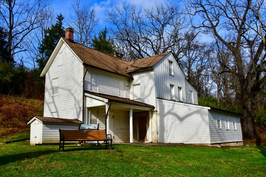Merrick Log House in White