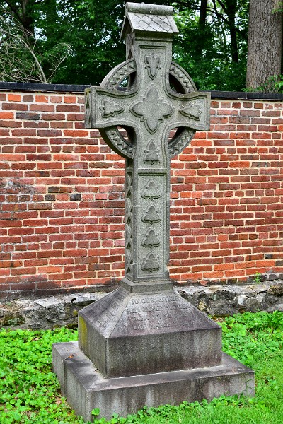 Ornate Cross Tombstone for Eliza Ridgely Butler Ornate Cross Tombstone for Eliza Ridgely Butler