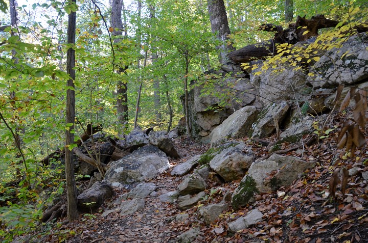 Path Through the Boulders Path Through the Boulders