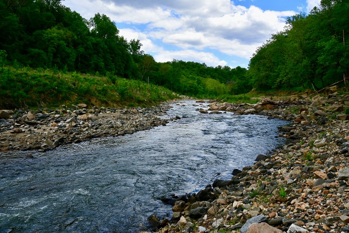 Flowing Waters on a Lovely Spring Day