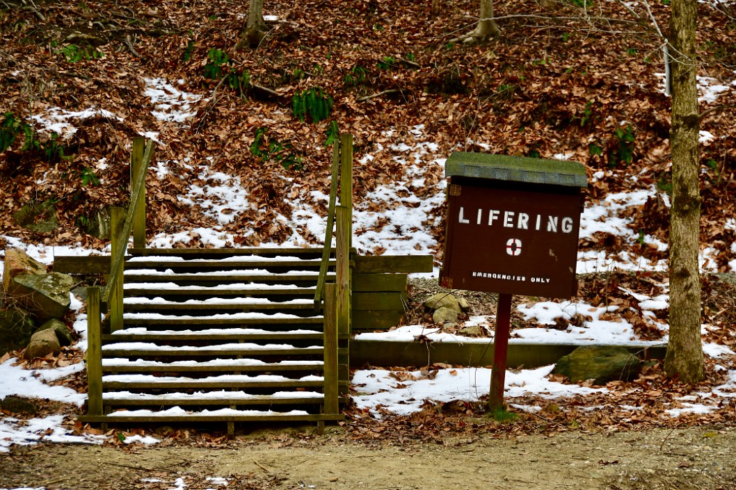 Snowy Steps and Lifering