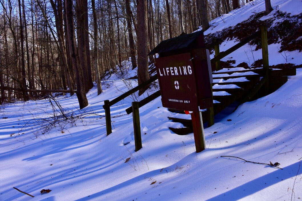 Frosty Stairs and Lifering