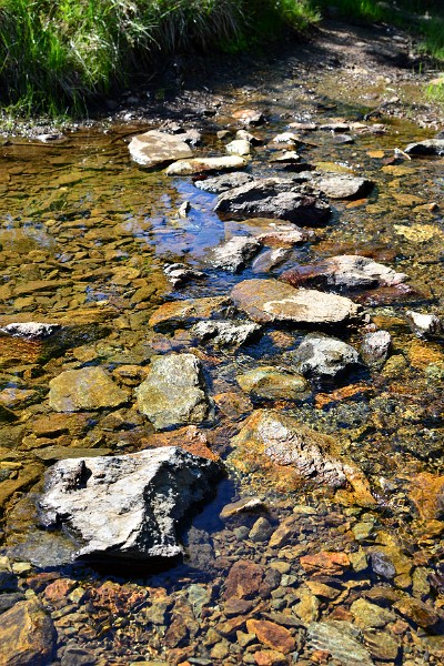 Shallow Water Over Rocks Shallow Water Over Rocks