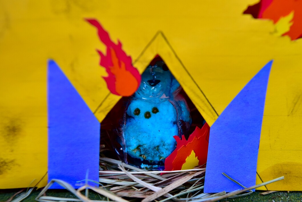 Burning Bear and Peep